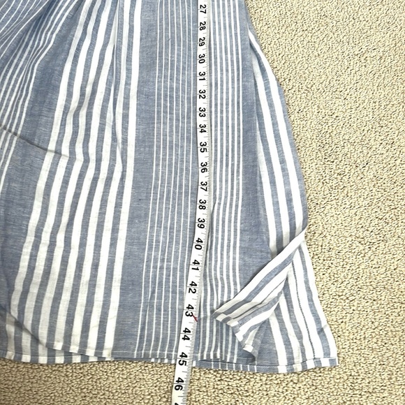 Rails Suri Blue Dusk Striped Linen Dress NWOT - Picture 9 of 10